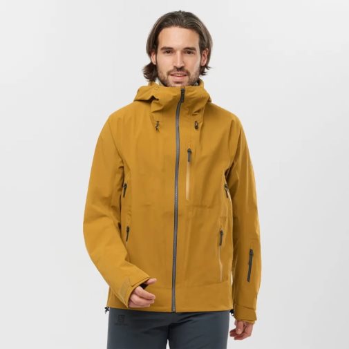 Yellow Salomon Outlaw 3L Shell Men's Ski Jackets | PH 89301U